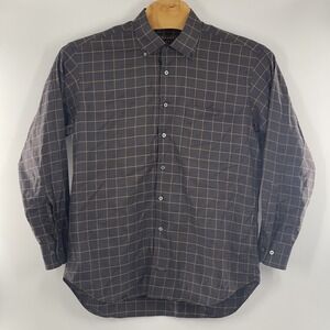 Robert Talbott‎ Dress Shirt Multicolor Plaid Long Sleeve Shirt Men's L